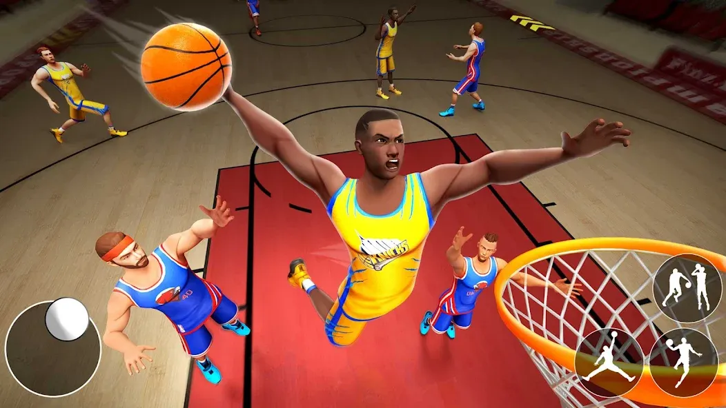 Dunk Smash: Basketball Games (Баскетбольные игры)  [МОД Бесконечные монеты] Screenshot 1