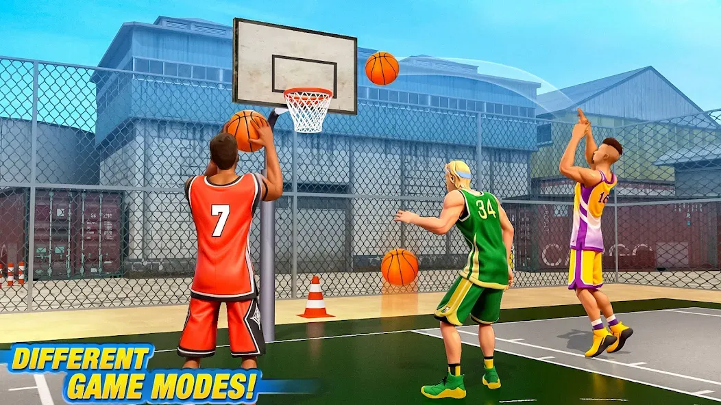 Dunk Smash: Basketball Games (Баскетбольные игры)  [МОД Бесконечные монеты] Screenshot 3