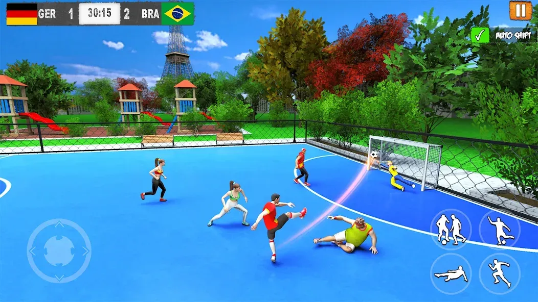 Street Football: Futsal Games (Стрит Футбол)  [МОД Бесконечные монеты] Screenshot 1