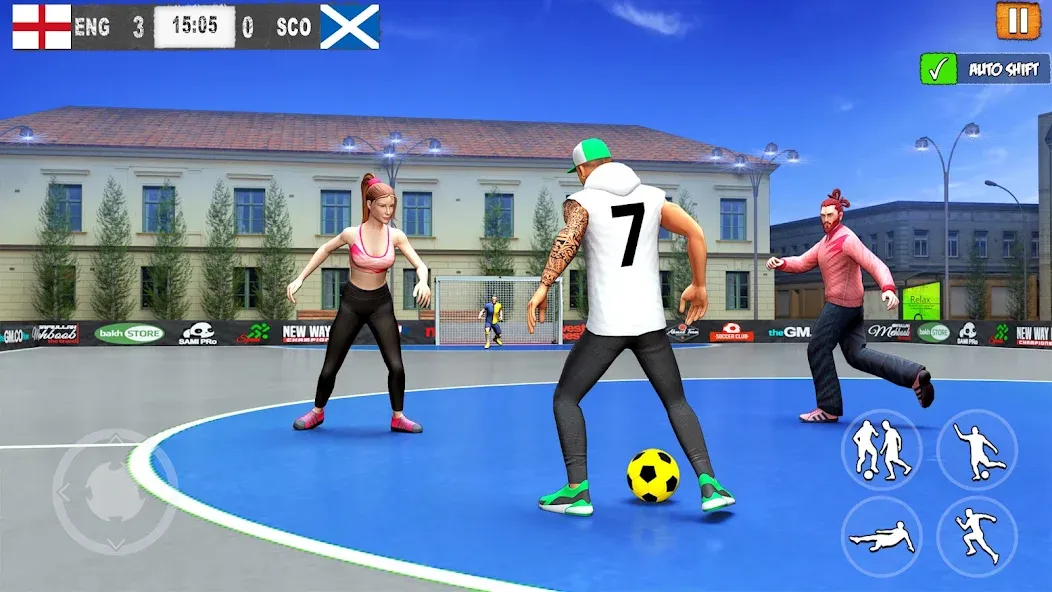 Street Football: Futsal Games (Стрит Футбол)  [МОД Бесконечные монеты] Screenshot 2