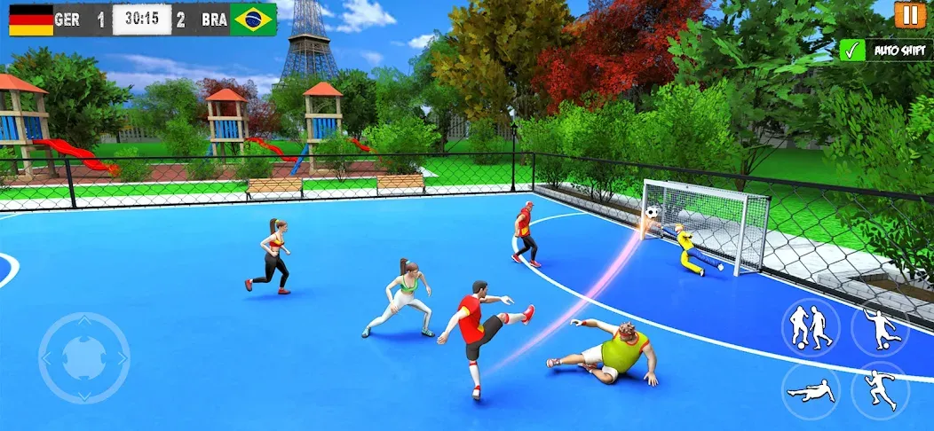 Street Football: Futsal Games (Стрит Футбол)  [МОД Бесконечные монеты] Screenshot 5