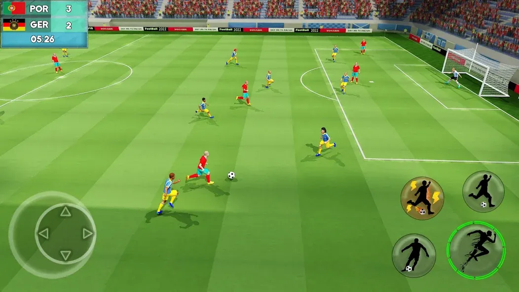 Play Football: Soccer Games (тар Футбол 23)  [МОД Много денег] Screenshot 3