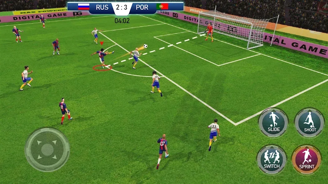 Play Football: Soccer Games (тар Футбол 23)  [МОД Много денег] Screenshot 5