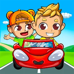 Взломанная Vlad and Niki: Car Games  [МОД Menu] - последняя версия apk на Андроид