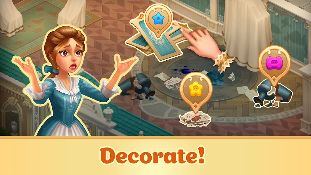 Storyngton Hall: Match 3 games (Стэрингтон Холл)  [МОД Все открыто] Screenshot 4