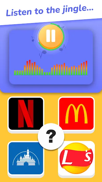 Jingle Quiz: logo music trivia (Джингл Квиз)  [МОД Бесконечные деньги] Screenshot 1