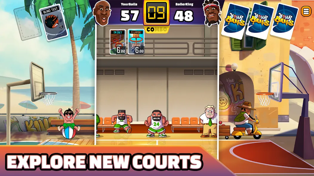 Your Balls: Basketball Game (Йоур Баллс)  [МОД Все открыто] Screenshot 5