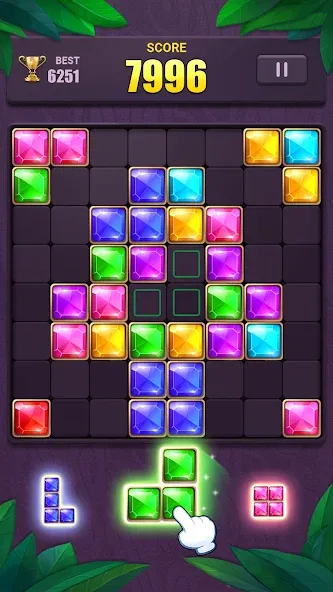 Block Puzzle: Jewel Blast Game  [МОД Бесконечные монеты] Screenshot 2