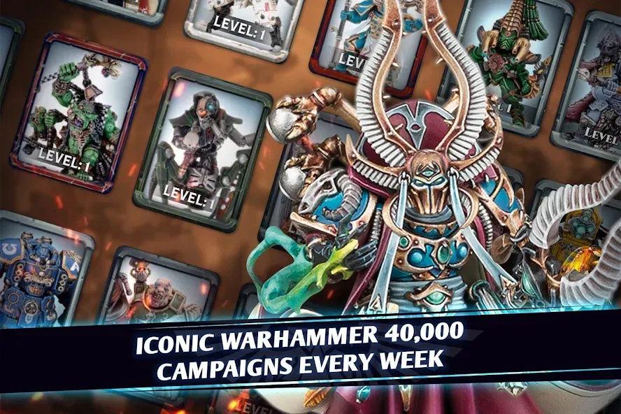 Warhammer Combat Cards - 40K (Вархаммер Комбат Кардс)  [МОД Unlocked] Screenshot 2