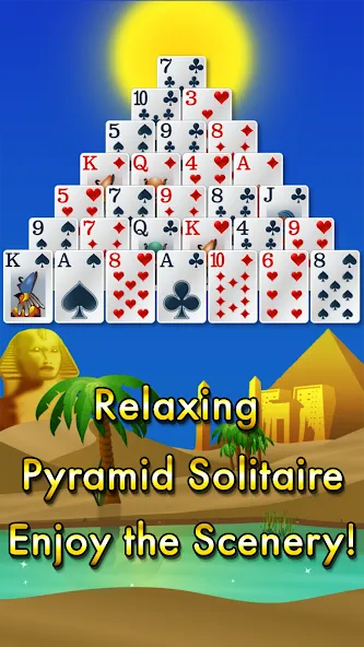 Pyramid Solitaire - Egypt (Пирамиды пасьянс)  [МОД Unlocked] Screenshot 1