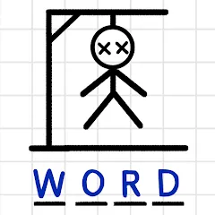 Скачать взлом Hangman Words:Two Player Games  [МОД Unlocked] - стабильная версия apk на Андроид