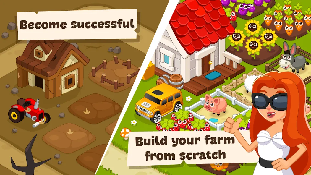 Idle Farm Game Offline Clicker  [МОД Menu] Screenshot 2