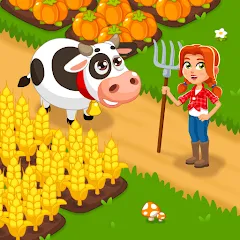 Скачать взлом Idle Farm Game Offline Clicker  [МОД Menu] - полная версия apk на Андроид