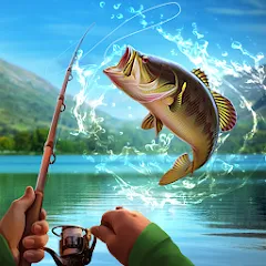 Взломанная Fishing Baron - fishing game  [МОД Бесконечные монеты] - последняя версия apk на Андроид