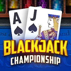 Скачать взломанную Blackjack Championship (Блэкджек Чемпионат)  [МОД Бесконечные монеты] - полная версия apk на Андроид