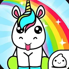 Скачать взлом Unicorn Evolution Merge Kawaii (Юникорн Эволюшн Мерж Кавай)  [МОД Menu] - полная версия apk на Андроид