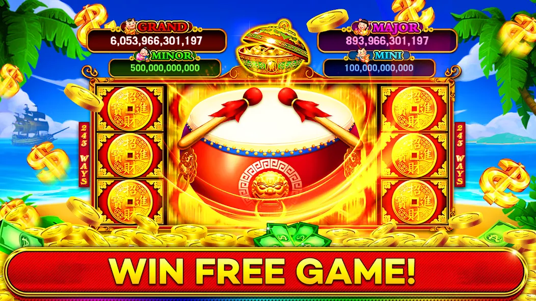 Jackpot Boom Casino Slot Games (Джекпот Бум Казино Игры на Слотмашинах)  [МОД Бесконечные деньги] Screenshot 1