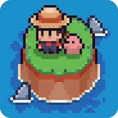 Взломанная Tiny  Island Survival  [МОД Mega Pack] - последняя версия apk на Андроид