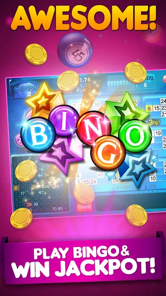 Bingo 90 Live : Vegas Slots (Бинго 90 Лайв)  [МОД Mega Pack] Screenshot 3