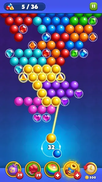 Bubble Shooter Royal Pop  [МОД Меню] Screenshot 5