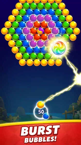 Bubble Shooter  [МОД Все открыто] Screenshot 2