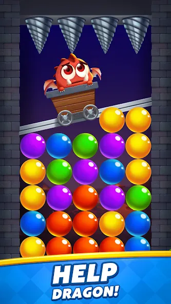 Bubble Shooter  [МОД Все открыто] Screenshot 3