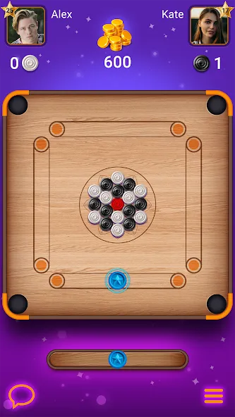 Carrom Lure - Disc pool game (Карром Лур)  [МОД Unlimited Money] Screenshot 1