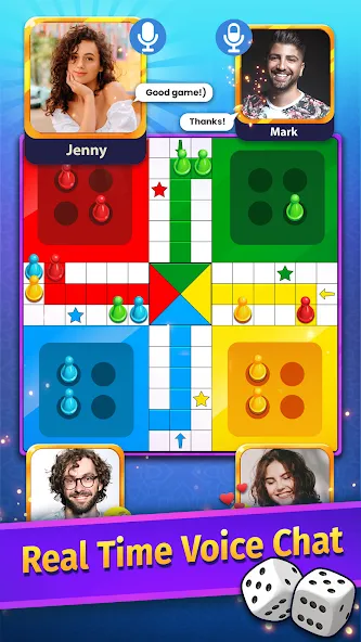 Ludo Game COPLE - Voice Chat  [МОД Mega Pack] Screenshot 1