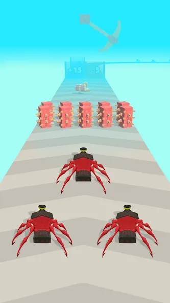 Merge Spider Train  [МОД Меню] Screenshot 1