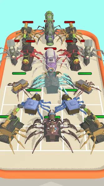 Merge Spider Train  [МОД Меню] Screenshot 3