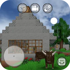 Взломанная Mini Block Craft (Мини Блок Ремесло)  [МОД Unlimited Money] - последняя версия apk на Андроид