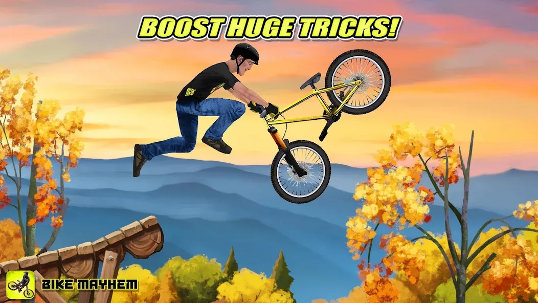 Bike Mayhem Free (Байк Мейхем Фри)  [МОД Много монет] Screenshot 2