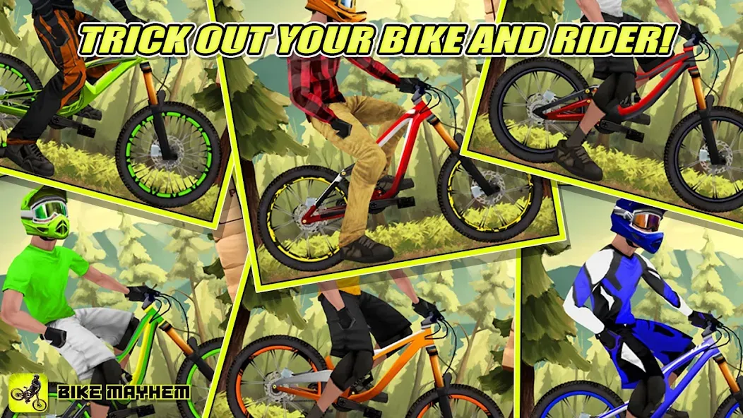 Bike Mayhem Free (Байк Мейхем Фри)  [МОД Много монет] Screenshot 3