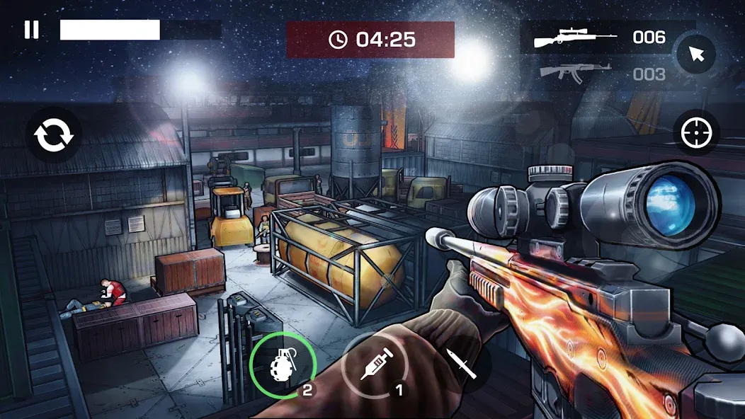 Gun Shooting Games Offline FPS (Ган 2)  [МОД Unlocked] Screenshot 2