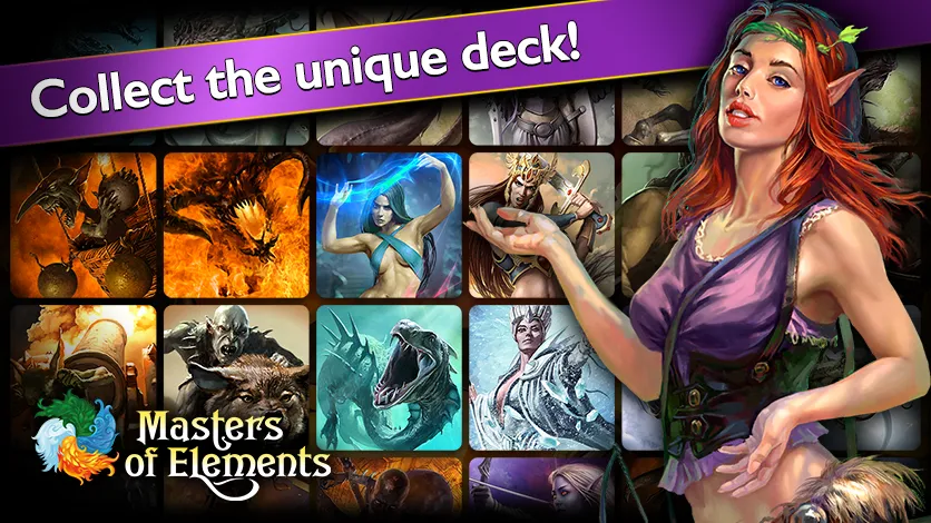 Masters of Elements－Online CCG  [МОД Меню] Screenshot 2