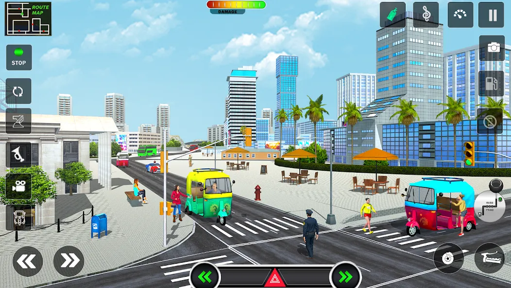 Tuk Tuk Auto Rickshaw Game 3d  [МОД Unlocked] Screenshot 4