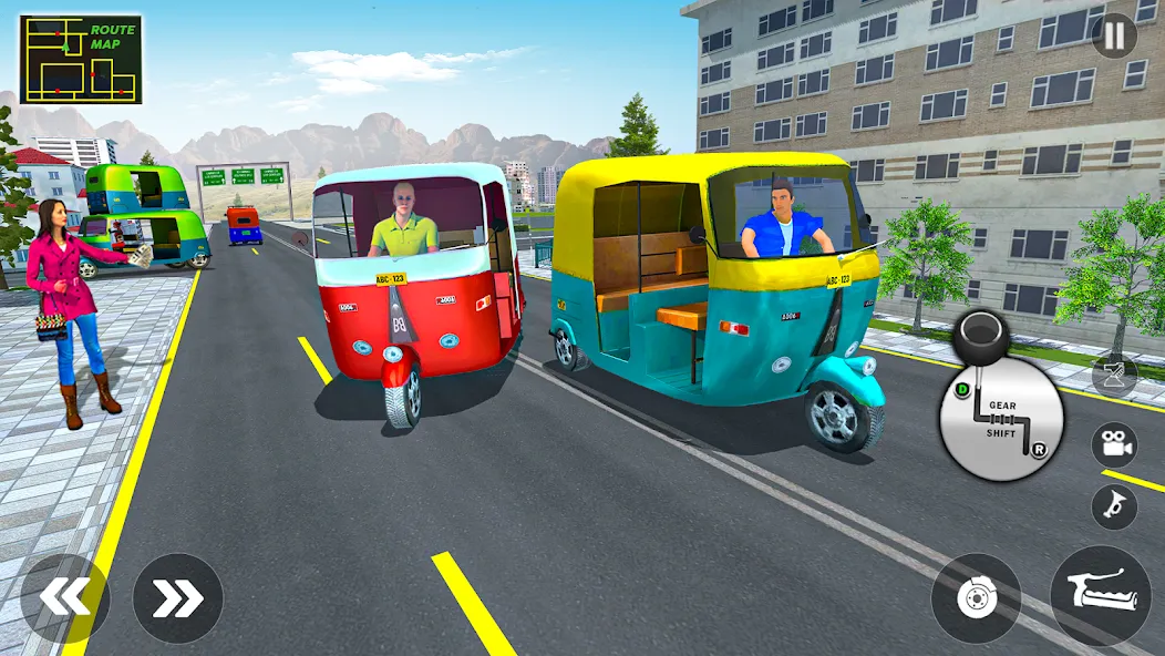 Tuk Tuk Auto Rickshaw Game 3d  [МОД Unlocked] Screenshot 5