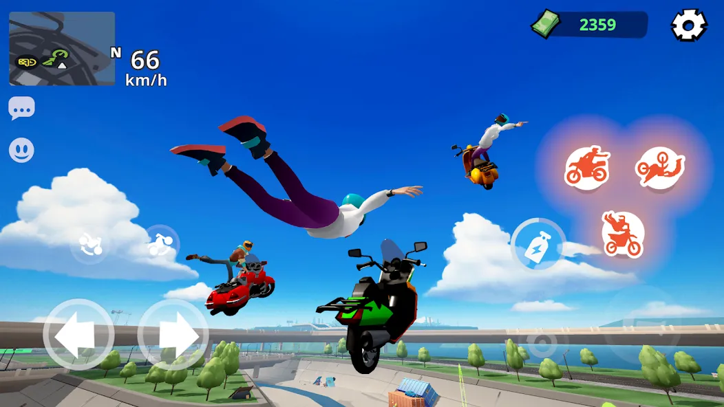 Moto City: Mad Bike Delivery (Мото Сити)  [МОД Все открыто] Screenshot 3