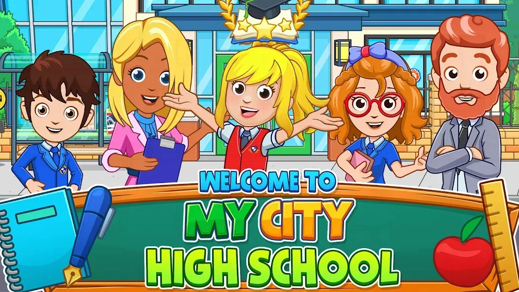 My City : High School (Мой город)  [МОД Unlimited Money] Screenshot 1