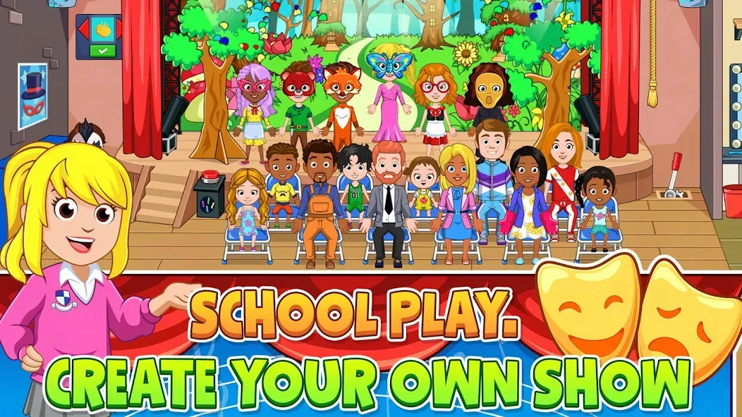 My City : High School (Мой город)  [МОД Unlimited Money] Screenshot 4