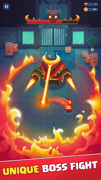 Firefighter: pixel shooter  [МОД Mega Pack] Screenshot 4