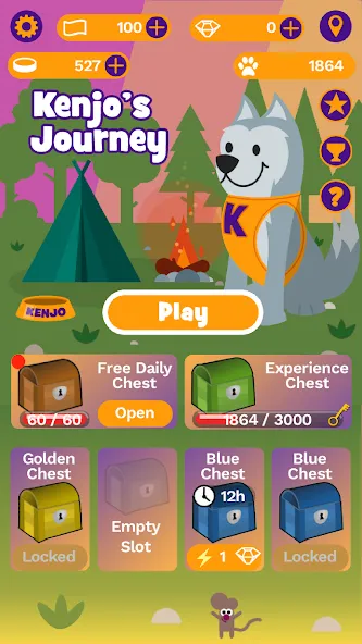 Kenjo's Journey Coin Pusher  [МОД Все открыто] Screenshot 2