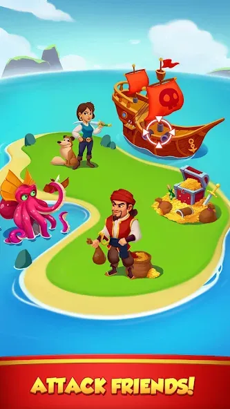 Coin Rush - Pirate GO! (Коин Раш)  [МОД Unlimited Money] Screenshot 4