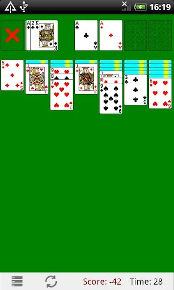 Classic Solitaire  [МОД Бесконечные монеты] Screenshot 2