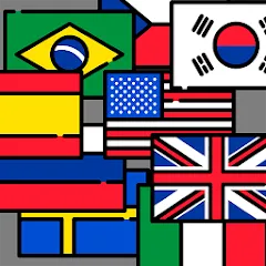 Скачать взломанную Flags of the World + Emblems:  [МОД Unlimited Money] - полная версия apk на Андроид