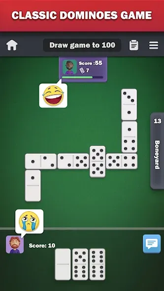 Dominoes online - play Domino!  [МОД Бесконечные деньги] Screenshot 1