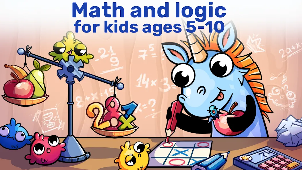 Math&Logic games for kids  [МОД Бесконечные деньги] Screenshot 1