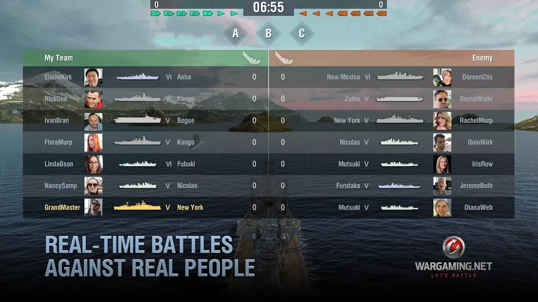 World of Warships Blitz War (Ворлд оф Варшипс Блиц Вар)  [МОД Mega Pack] Screenshot 5