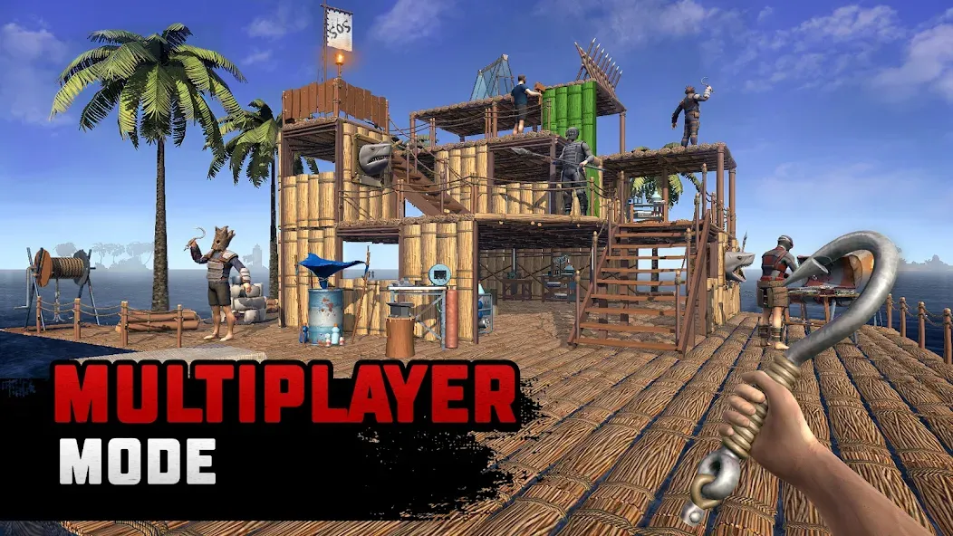 Raft® Survival: Multiplayer (Рафт Сурвивал)  [МОД Mega Pack] Screenshot 5