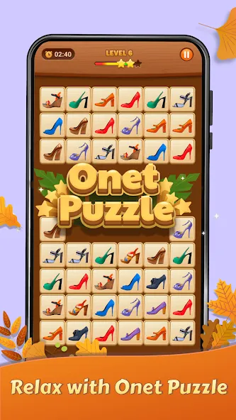 Onet Puzzle - Tile Match Game (Онет Пазл)  [МОД Mega Pack] Screenshot 1